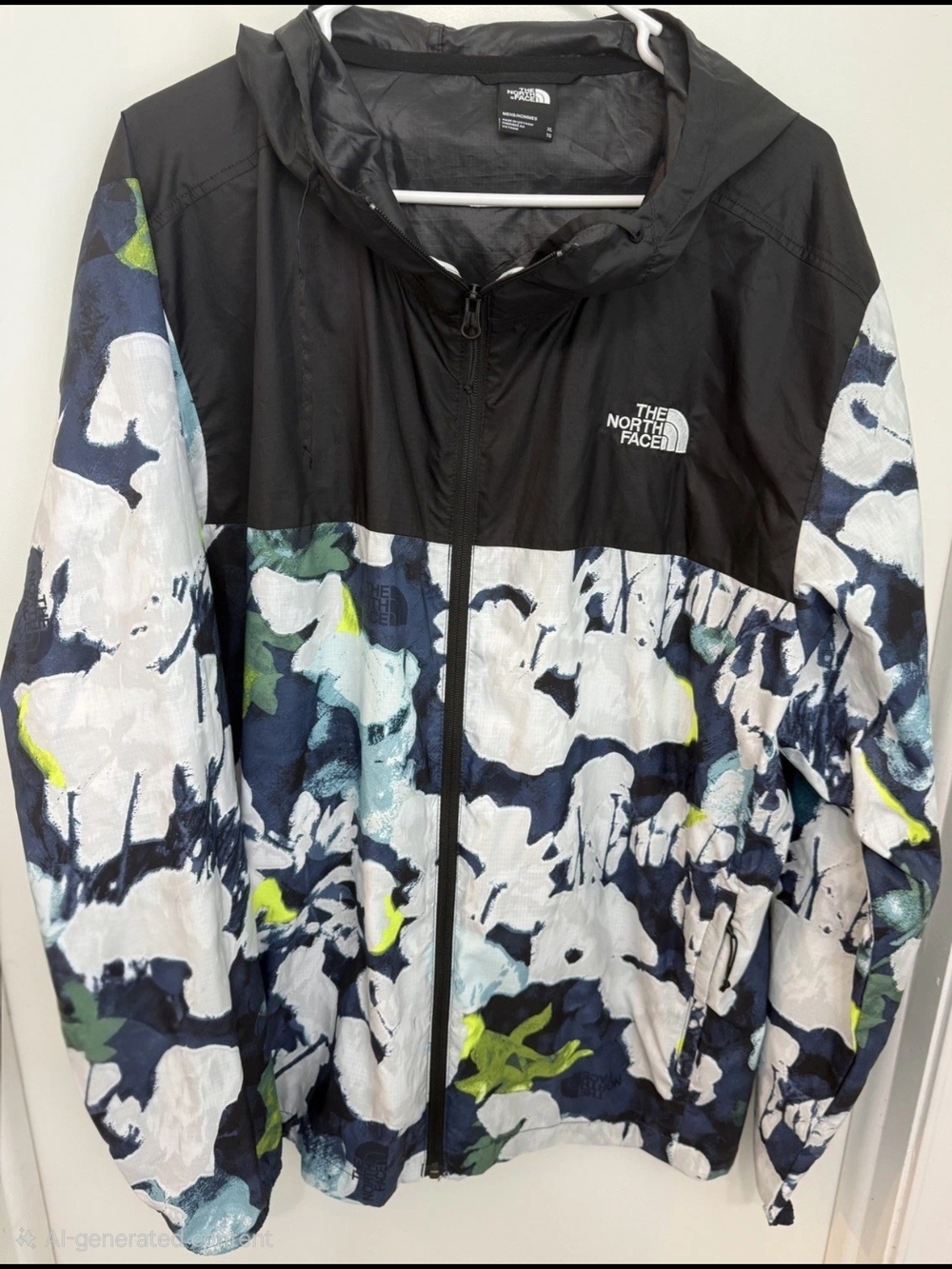 The North Face Cyclone 3 Floral Himalayan Windbreaker Jacket Men XL